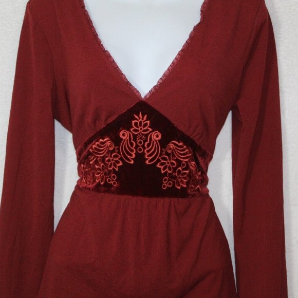 Y2K style Arden B peasant top - Picture 4 of 12